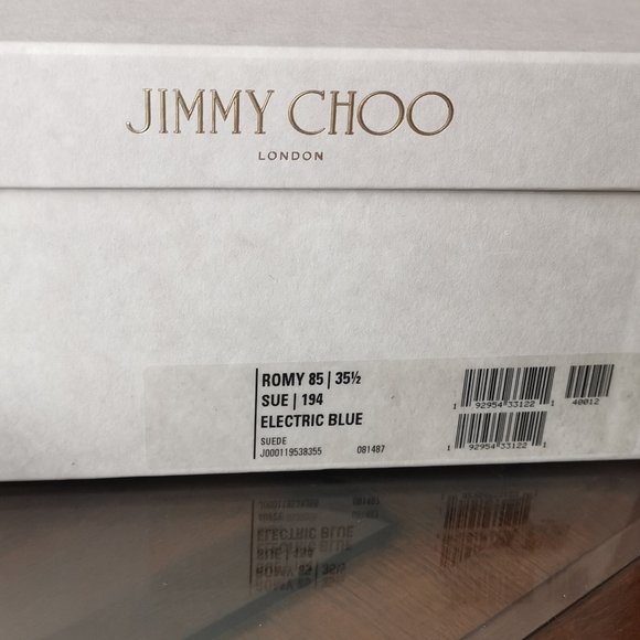 Jimmy Choo Romy 85 Electric Blue - Picture 8 of 10